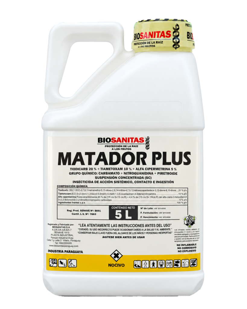 Envase de MATADOR PLUS
